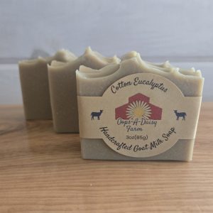 Cotton Eucalyptus Goat Milk Soap