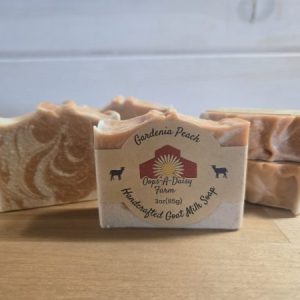 Gardenia Peach Goat Milk Soap