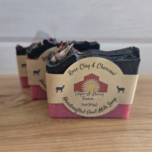 Rose Clay & Charcoal Goat Milk Soap
