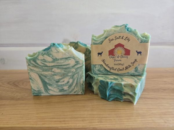 Sea Salt & Lily Goat Milk Soap