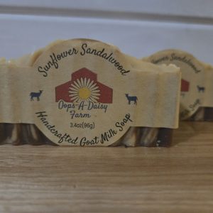 Sunflower Sandalwood Goat Milk Soap