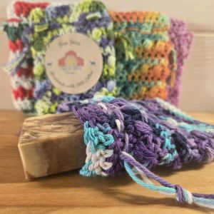 Hand-Crocheted Cotton Soap Saver