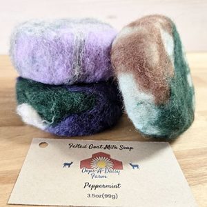 Felted Goat Milk Soap