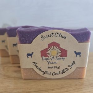 Sunset Citrus Goat Milk Soap